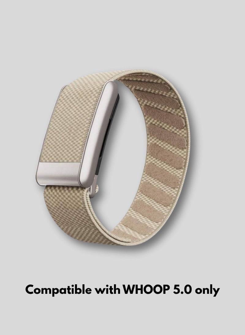 سوار بديل فاخر من نسيج SuperKnit الرياضي متوافق مع ووب 5.0 فقط حزام أداء مميز مصنوع من مواد قابلة للتنفس متين وقابل للتعديل يوفر ثباتًا آمنًا ومثالي للتدريب اليومي والتمارين الرياضية ونمط الحياة النشط - Image 1